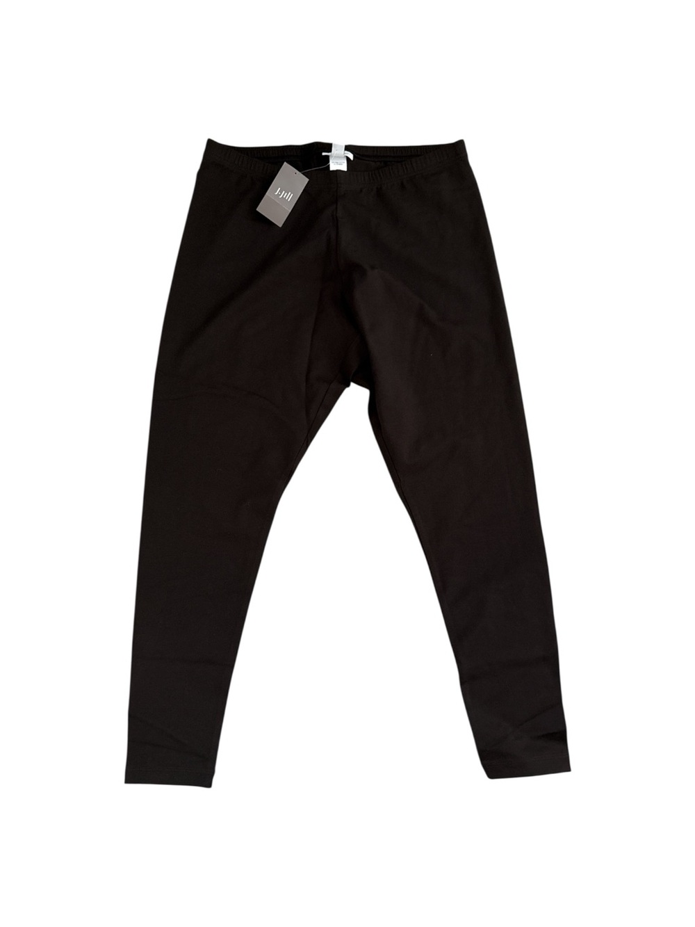 NWT J. Jill Pima Cotton Ankle-Length Leggings | Walnut Brown | Medium Petite